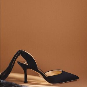 Badgley Mischka Blaze Satin Bow Stiletto Heels - size 11 Never worn